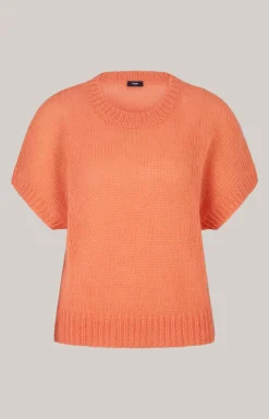 Alpaka-Mix-Pullover in Orange