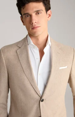 Anzug Damon-Gun in Beige strukturiert