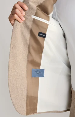 Anzug Damon-Gun in Beige strukturiert