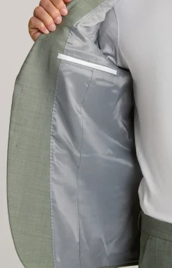 Anzug Damon-Gun in Grün meliert