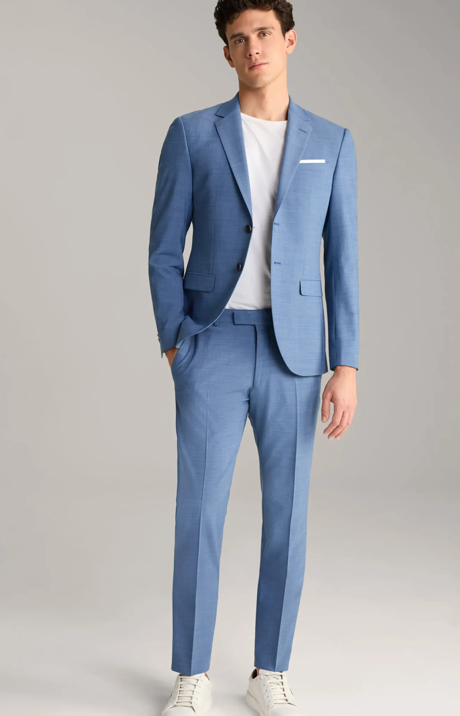 Anzug Damon-Gun in Hellblau meliert