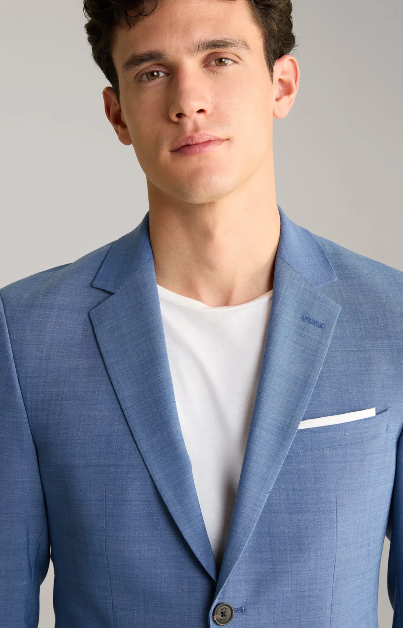 Anzug Damon-Gun in Hellblau meliert