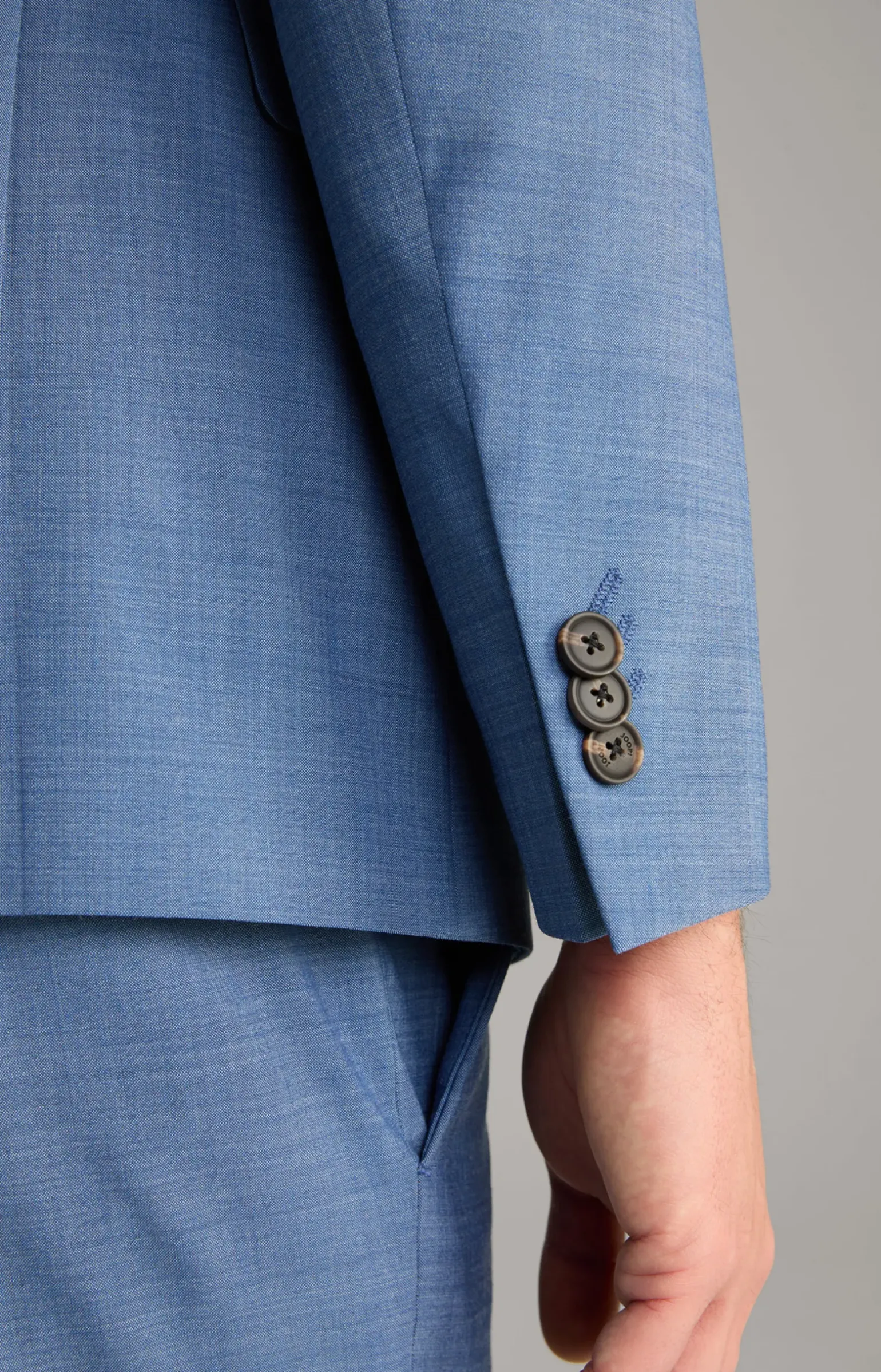 Anzug Damon-Gun in Hellblau meliert