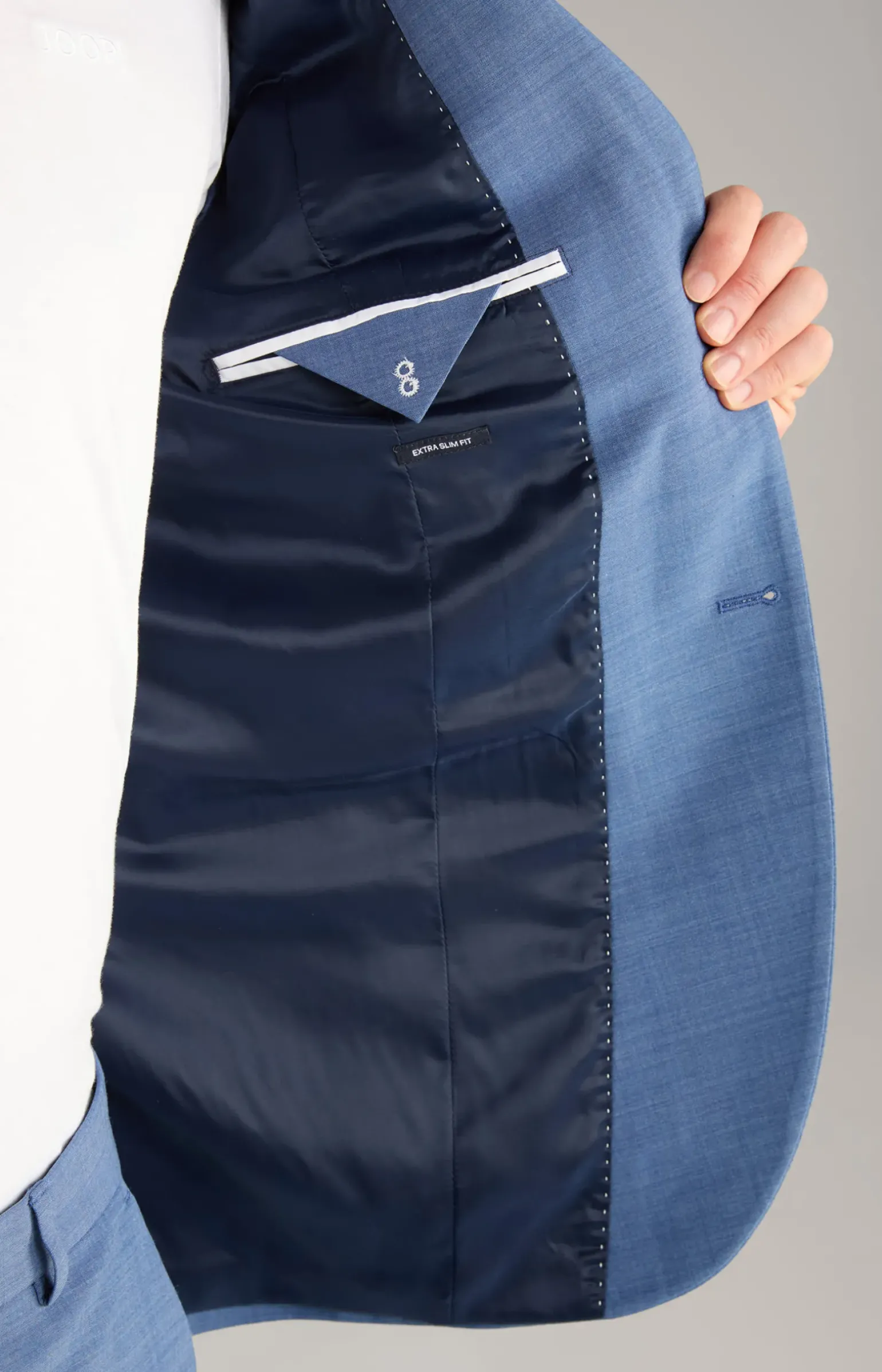 Anzug Damon-Gun in Hellblau meliert