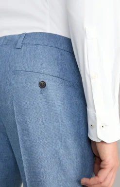 Anzug Damon-Gun in Hellblau strukturiert