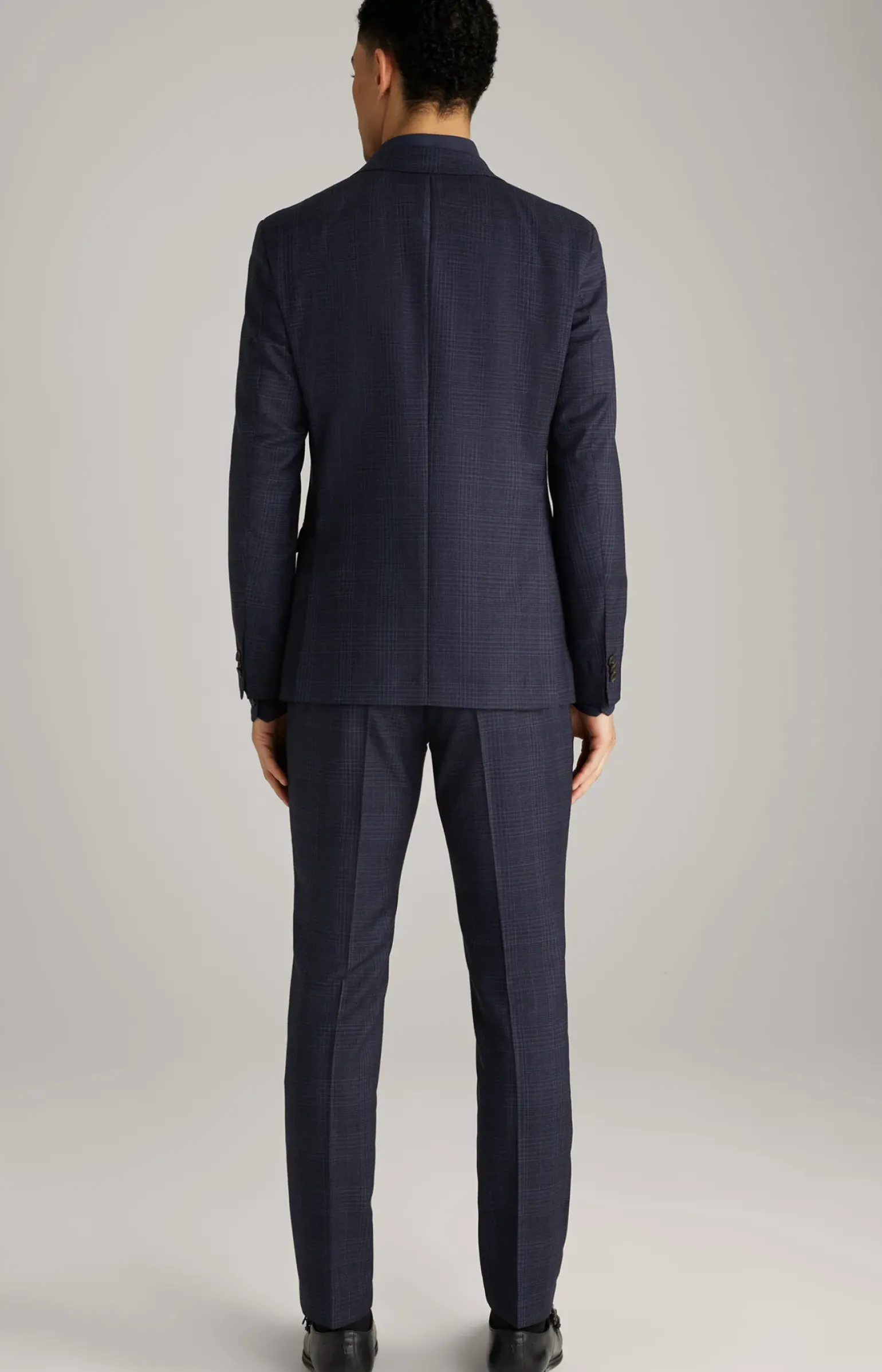 Anzug Damon-Gun in Navy kariert