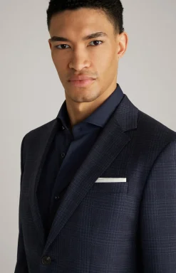 Anzug Damon-Gun in Navy kariert