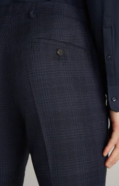 Anzug Damon-Gun in Navy kariert