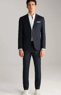 Anzug Damon-Gun in Navy meliert