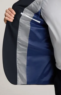 Anzug Damon-Gun in Navy meliert