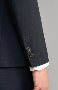 Anzug Damon-Gun in Navy meliert