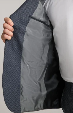 Anzug Finch-Brad in Dunkelblau gemustert