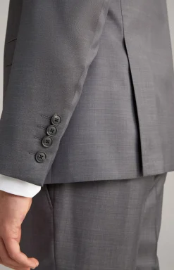 Anzug Herby-Blayr in Anthrazit strukturiert