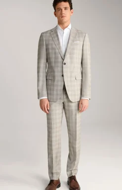 Anzug Herby-Blayr in Beige kariert