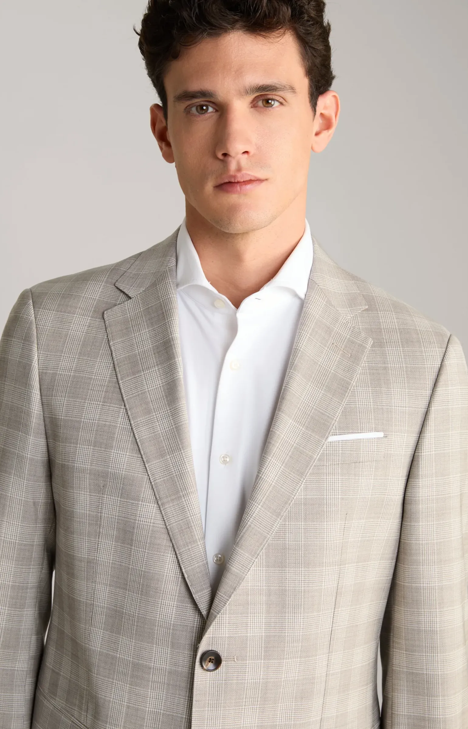 Anzug Herby-Blayr in Beige kariert