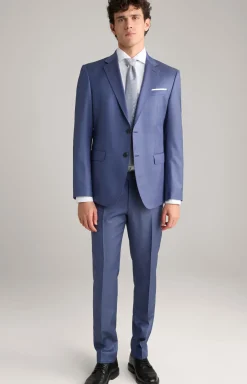 Anzug Herby-Blayr in Blau strukturiert