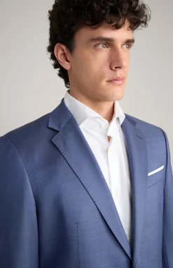 Anzug Herby-Blayr in Blau strukturiert