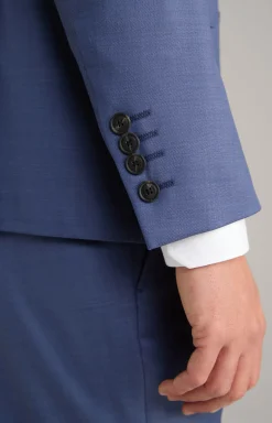 Anzug Herby-Blayr in Blau strukturiert