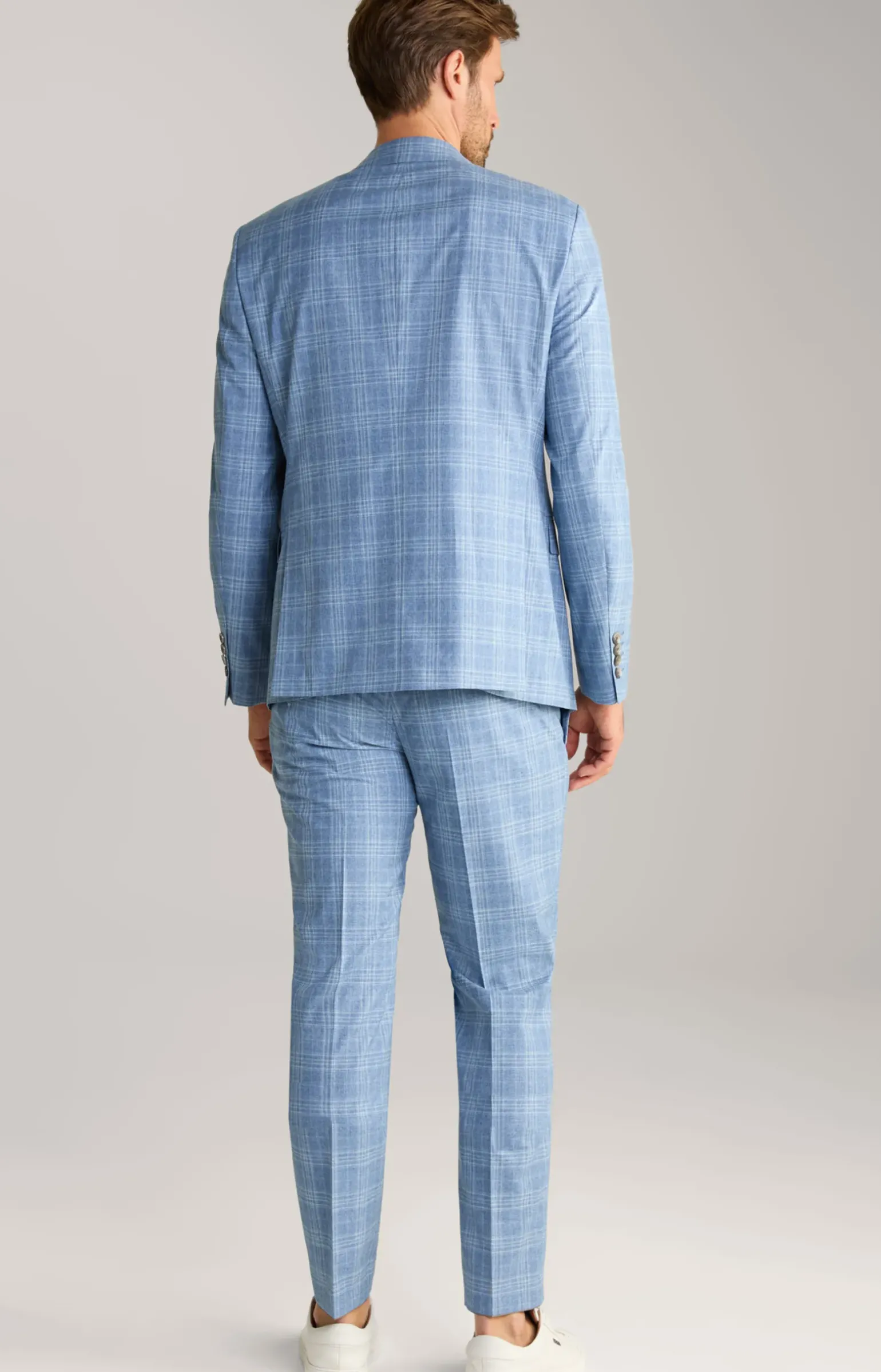 Anzug Herby-Blayr in Blau kariert