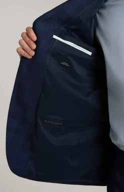 Anzug Herby-Blayr in Dunkelblau kariert