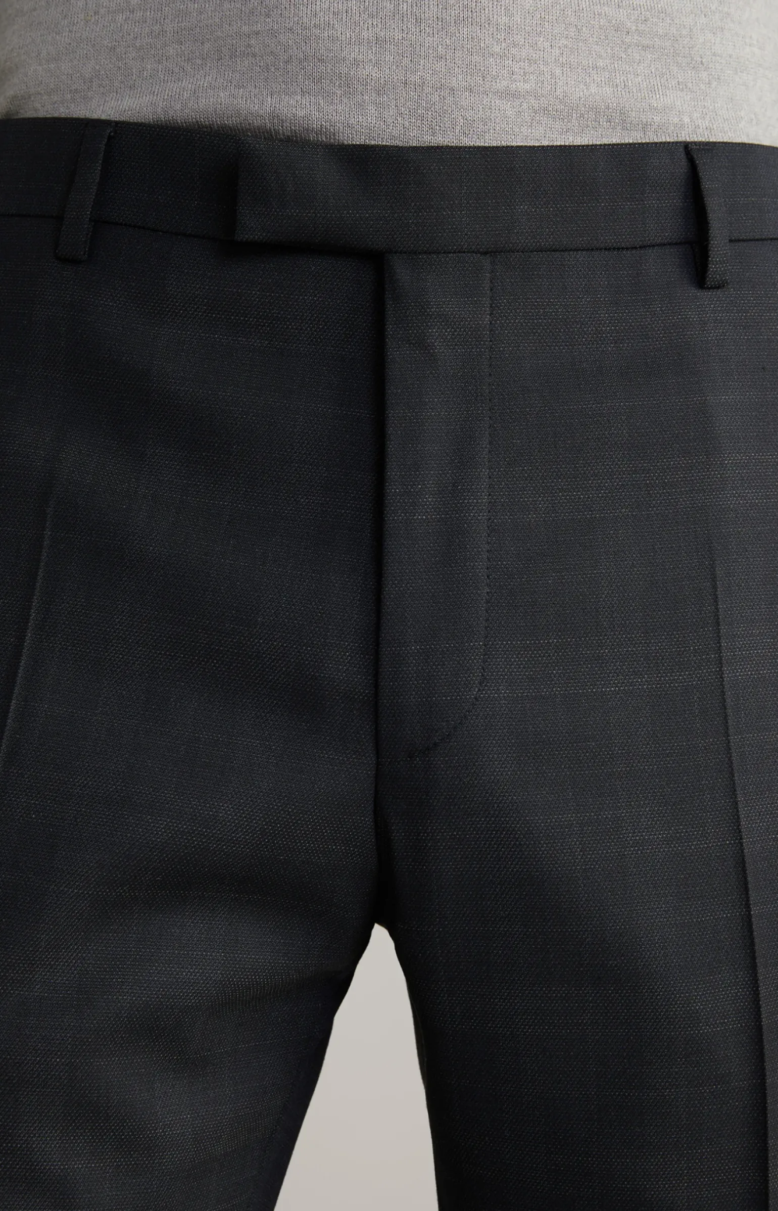 Anzughose Gun in Dunkelblau kariert