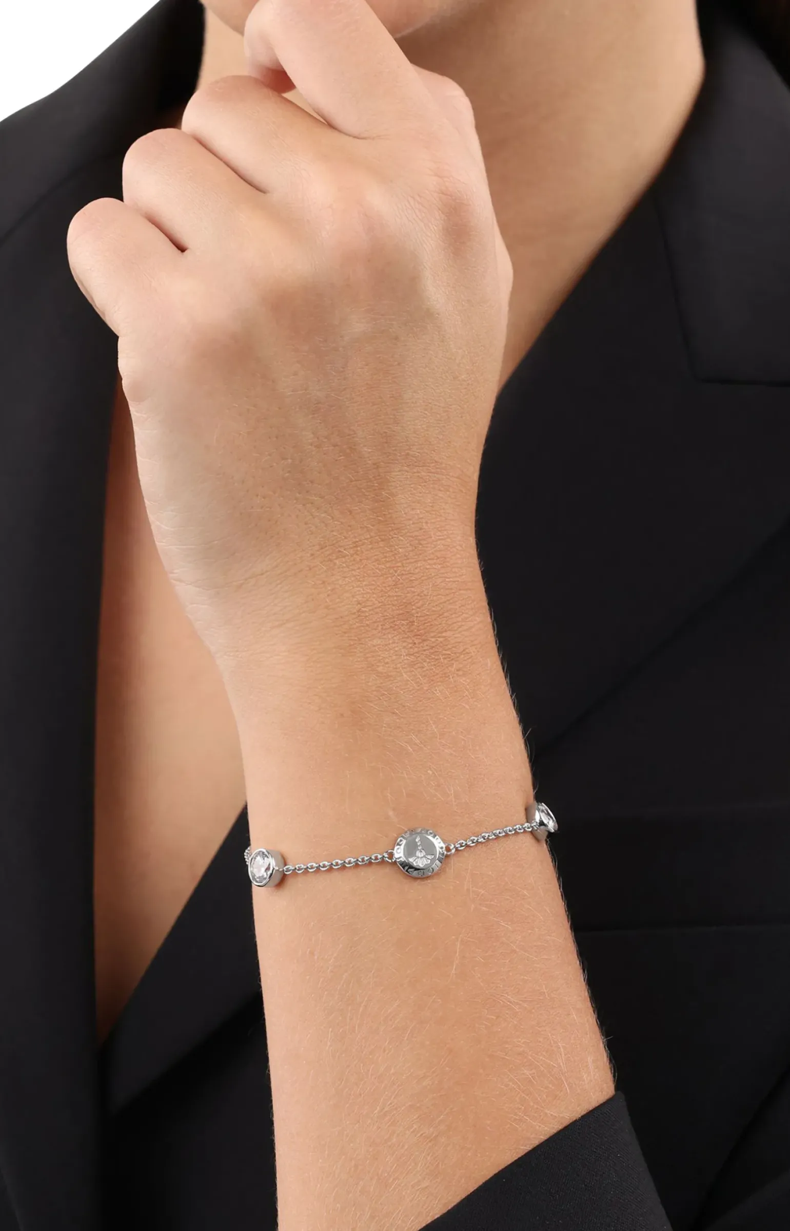 Armband mit Zirkonia in Silber
