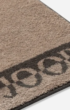 Badteppich JOOP! LOGO STRIPES in Sand, 60 x 90 cm