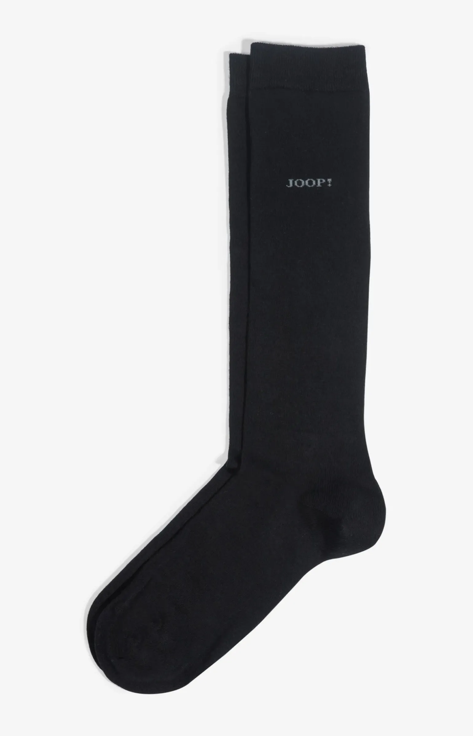 Basic Soft Cotton Kniestrümpfe in Schwarz