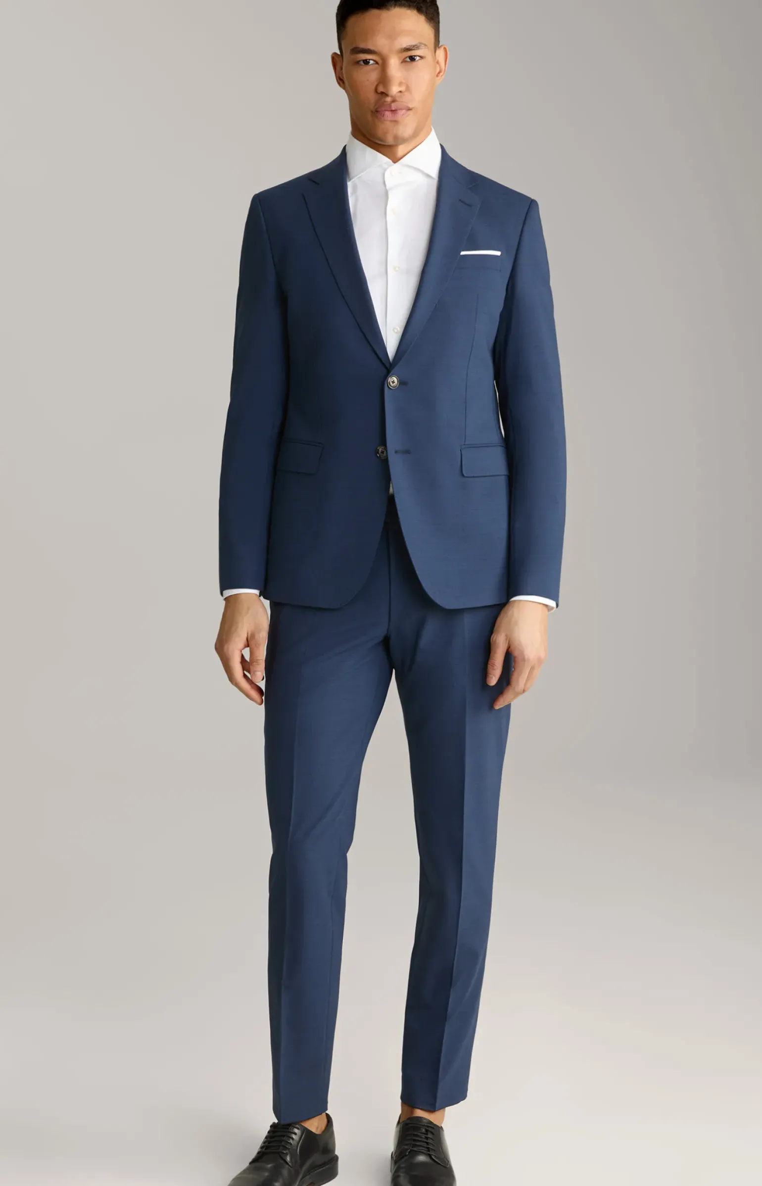 Baukasten-Anzughose Blayr in Dunkelblau meliert