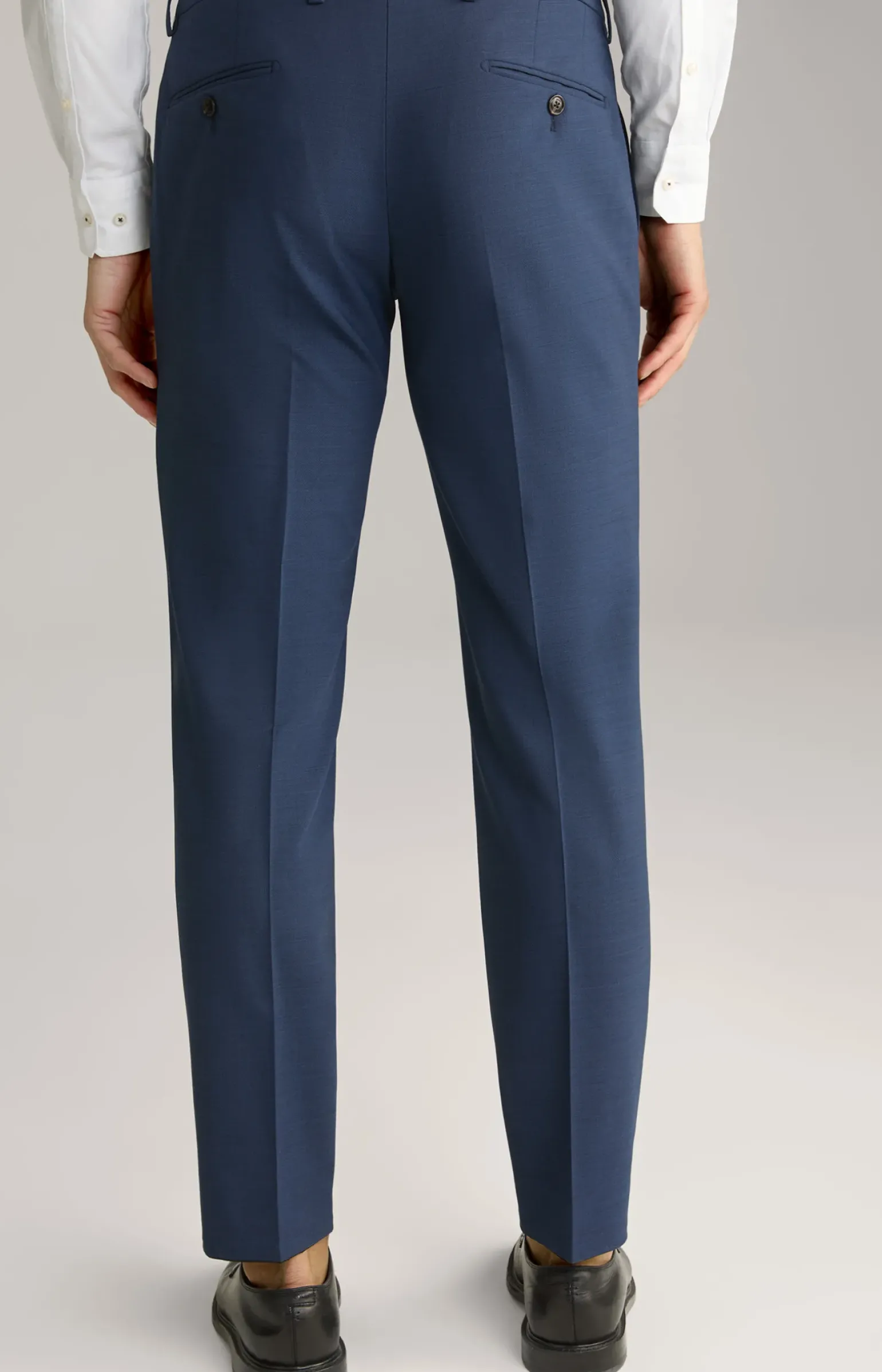 Baukasten-Anzughose Blayr in Dunkelblau meliert