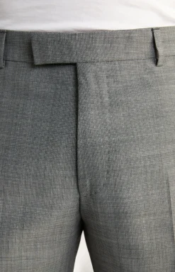 Baukasten-Anzughose Brad in Anthrazit strukturiert