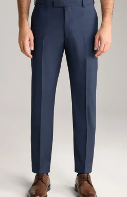Baukasten-Anzughose Brad in Navy strukturiert