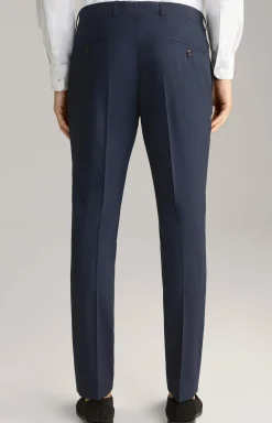 Baukasten-Anzughose Gun in Navy strukturiert