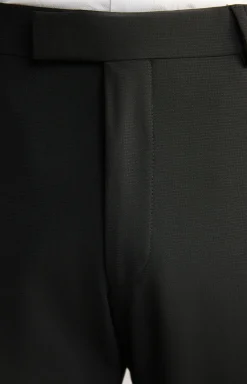 Baukasten-Anzughose Gun in Schwarz gemustert