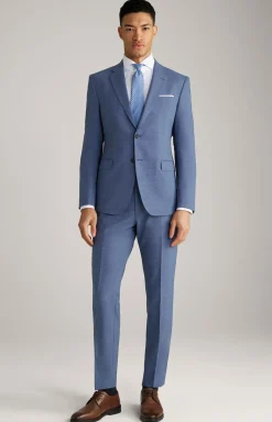 Baukasten-Hose Blayr in Blau strukturiert