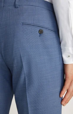 Baukasten-Hose Blayr in Blau strukturiert