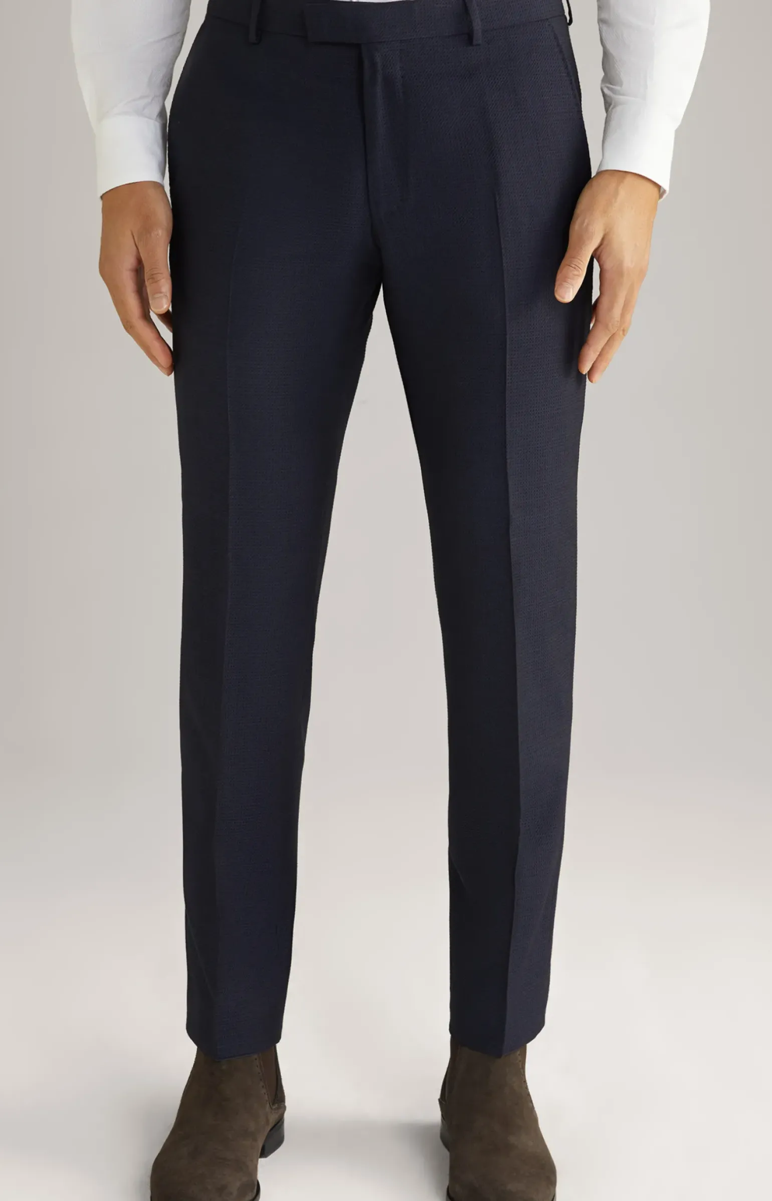 Baukasten-Hose Blayr in Navy strukturiert