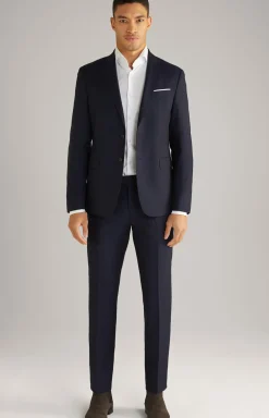 Baukasten-Hose Blayr in Navy strukturiert