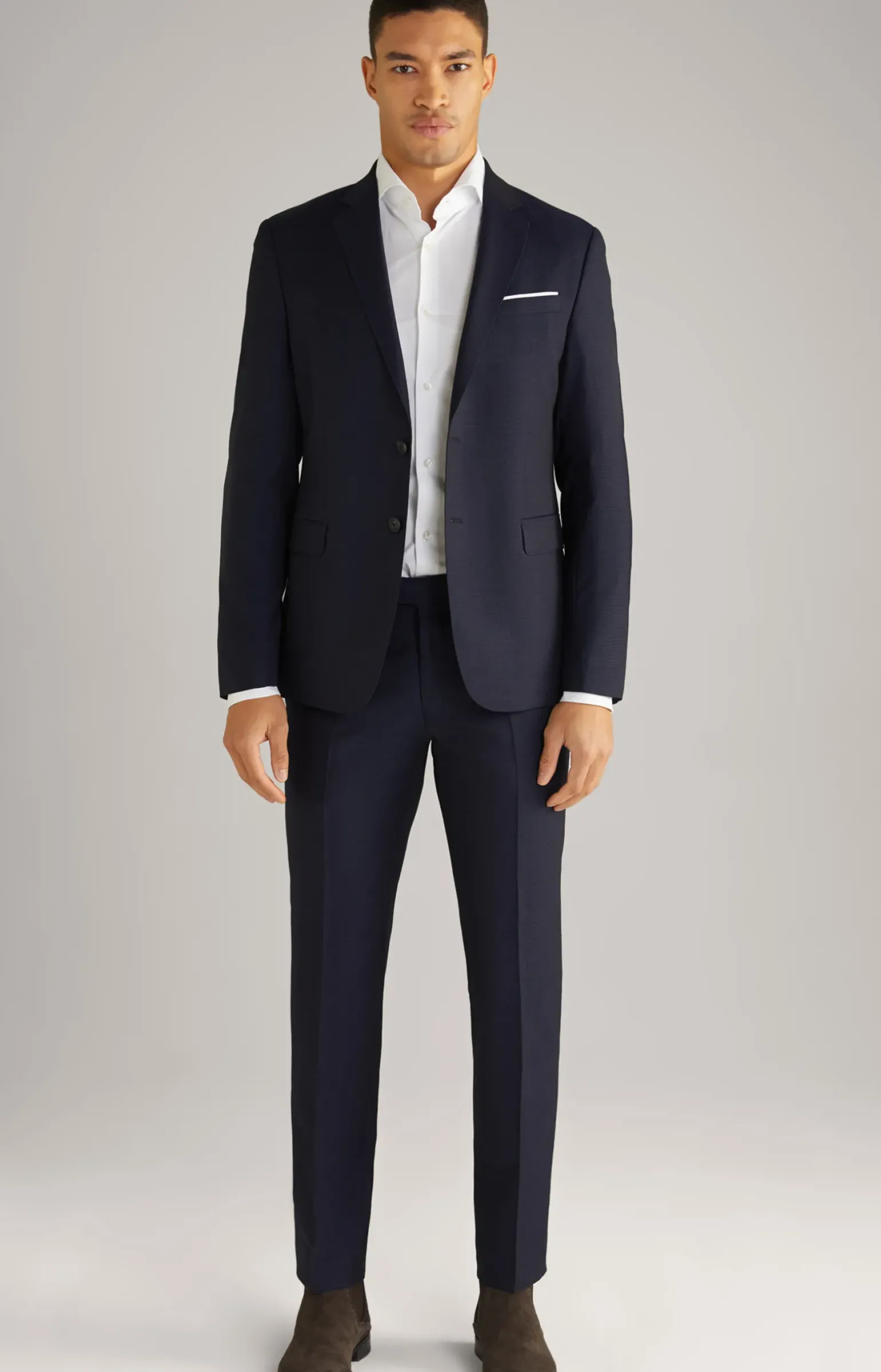 Baukasten-Hose Blayr in Navy strukturiert