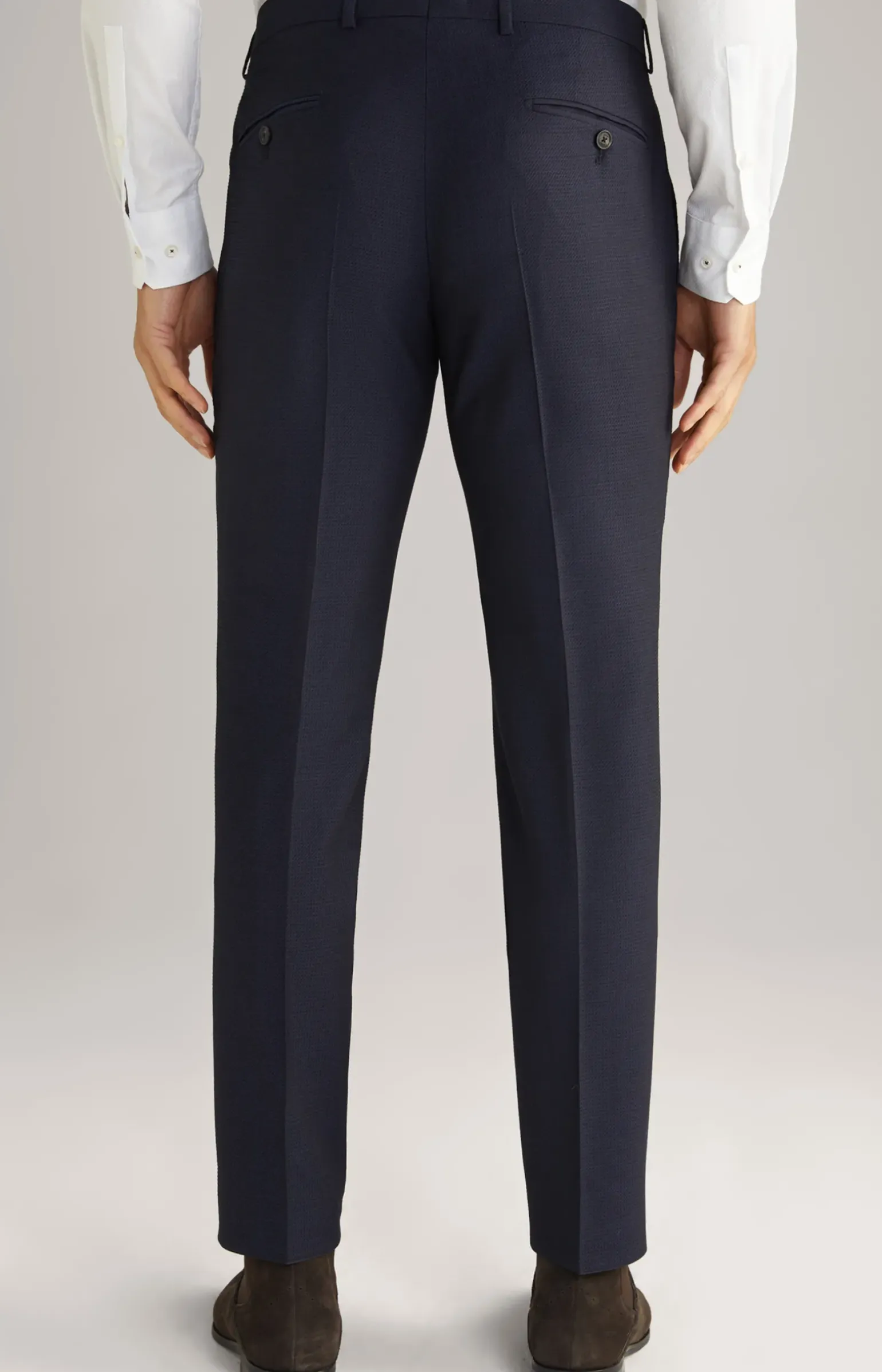 Baukasten-Hose Blayr in Navy strukturiert