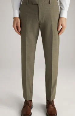 Baukasten-Hose Blayr in Olivgrün strukturiert