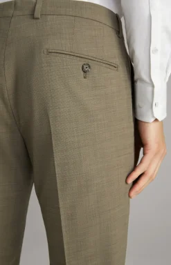 Baukasten-Hose Blayr in Olivgrün strukturiert