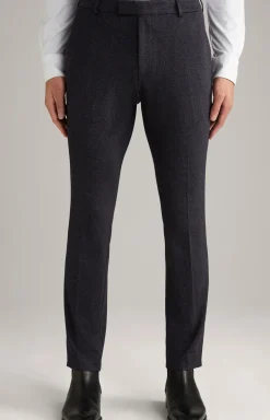 Baukasten-Hose Gun in Dunkelblau meliert