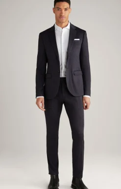 Baukasten-Hose Gun in Dunkelblau meliert