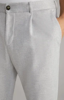 Baukasten-Hose Lester in Hellgrau meliert