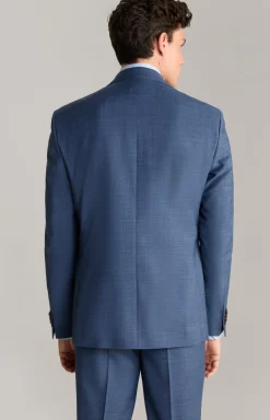 Baukasten-Sakko Finch in Dunkelblau strukturiert