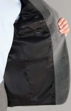 Baukasten-Sakko Finch in Grau strukturiert