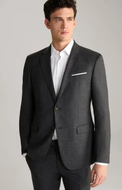 Baukasten-Sakko Herby in Anthrazit meliert