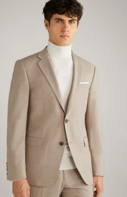 Baukasten-Sakko Herby in Beige meliert