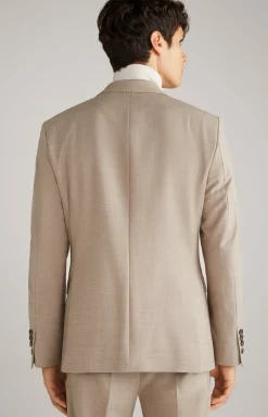 Baukasten-Sakko Herby in Beige meliert